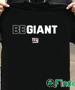 T shirt black New York Giants Be Giant T Shirt