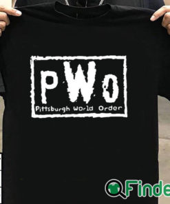 T shirt black Pwo Pittsburgh World Order Shirt