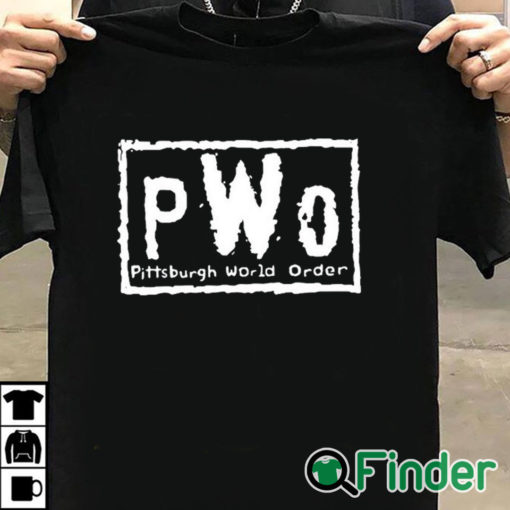 T shirt black Pwo Pittsburgh World Order Shirt