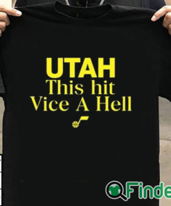 T shirt black Utah This Hit Vice A Hell Shirt
