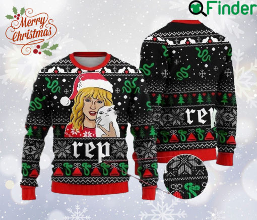 Taylor Swift Ugly Christmas Sweater, Swifties Christmas Sweatshirt, Taylor All Over Print Sweater, Music Ugly Sweater, Christmas Gift