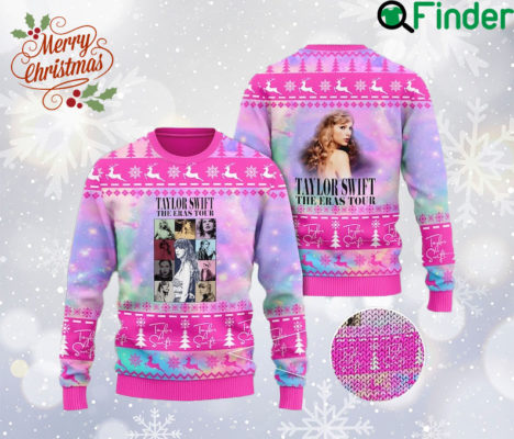 Taylor Swift Ugly Christmas Sweater, The Eras Tour 2023 Sweatshirt, Taylor Album All Over Print Sweater, Music Concert Merch, Xmas Gift