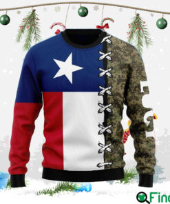 Texas Camo Ugly Christmas Sweater