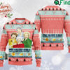 The Golden Girl Pink Ugly Christmas Sweater, Golden Girls Sweatshirt, Golden Girls TV Show Ugly All Over Print Sweater