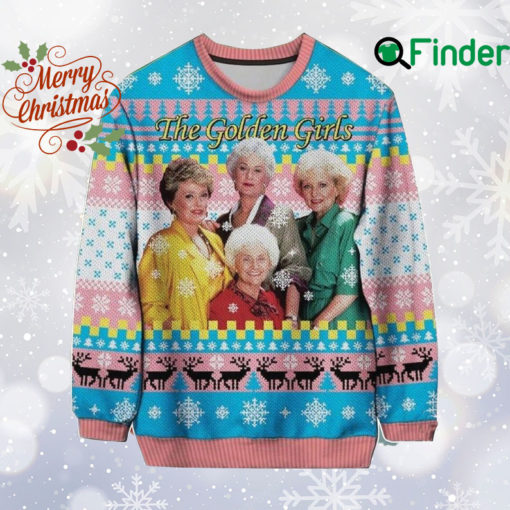 The Golden Girls Ugly Xmas Sweater, Golden Girls All Over Print Sweatshirt, Golden Girls TV Show Ugly Sweater