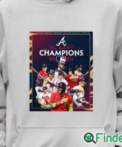 Unisex Hoodie Atlanta Braves Back 5 Back NL East Division Champions Shirt