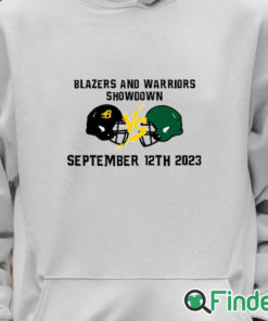 Unisex Hoodie Blazers And Warriors Showdown September 12th 2023 Shirt