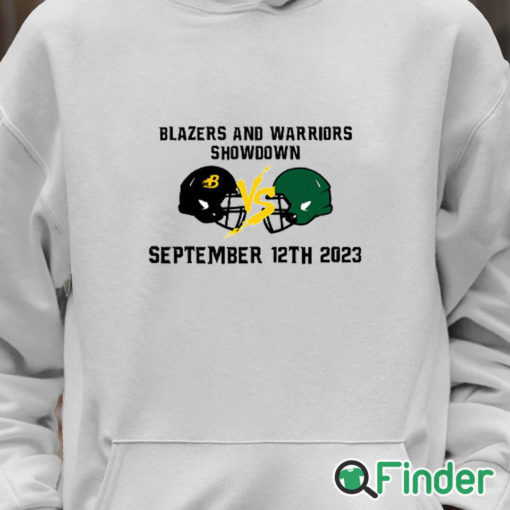 Unisex Hoodie Blazers And Warriors Showdown September 12th 2023 Shirt