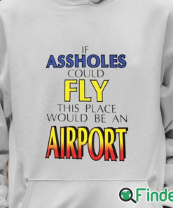 Unisex Hoodie Drake If Assholes Could Fly This Place Would Be An Airport T Shirt