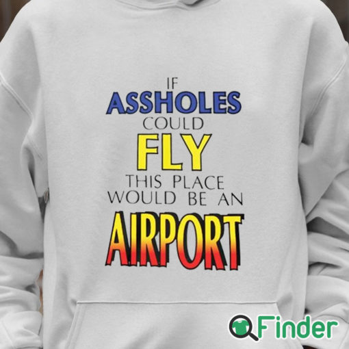 Unisex Hoodie Drake If Assholes Could Fly This Place Would Be An Airport T Shirt