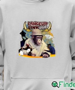 Unisex Hoodie Lancelot Link T Shirt, Lancelot Link Secret Chimp TV Movie T shirt