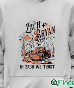 Unisex Hoodie Zach Bryan Mugshot in Zach we trust 2023 Shirt