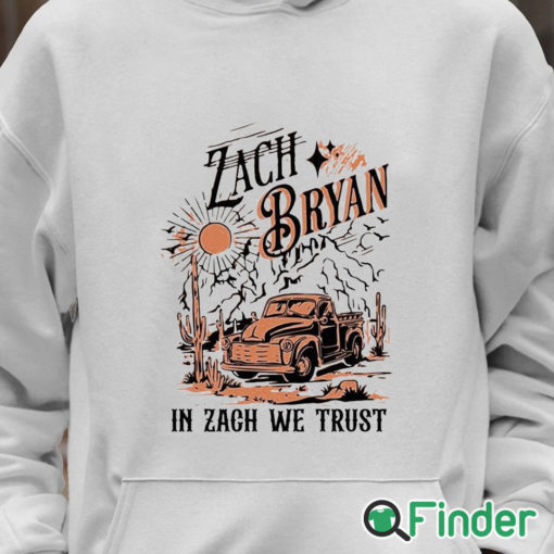 Unisex Hoodie Zach Bryan Mugshot in Zach we trust 2023 Shirt