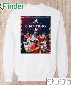 Unisex Sweatshirt Atlanta Braves Back 5 Back NL East Division Champions Shirt