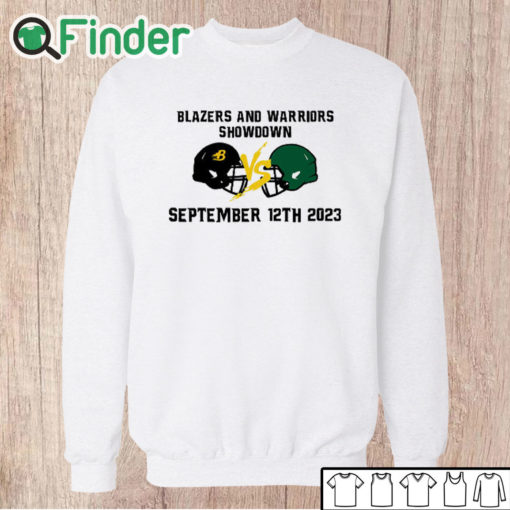 Unisex Sweatshirt Blazers And Warriors Showdown September 12th 2023 Shirt