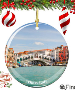 Venice, Italy Porcelain Christmas Ornament