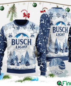 Xmas Deer Busch Light Ugly Christmas Sweater Busch Light Sweater