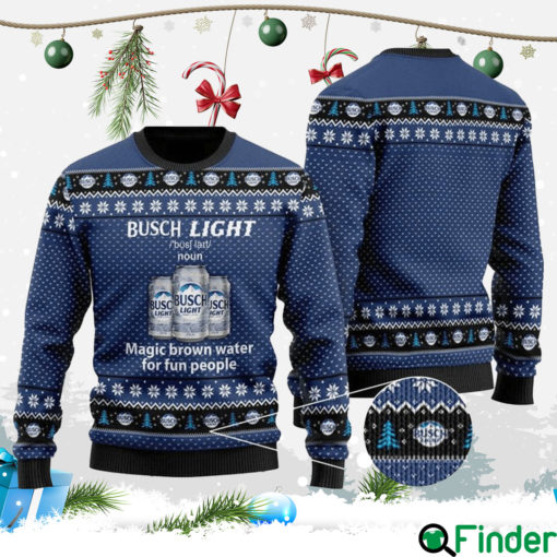 Xmas Deer Busch Light Ugly Christmas Sweater Busch Light Sweater Gift For Christmas