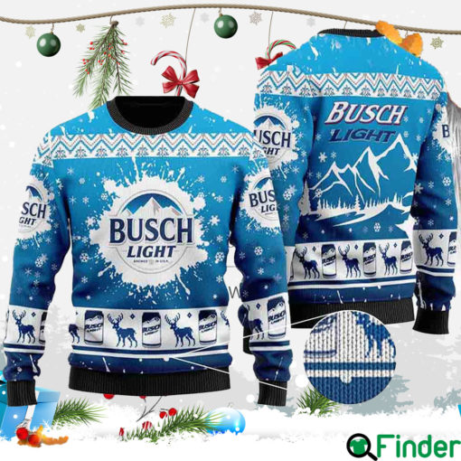Xmas Deer Busch Light Ugly Christmas Sweater Gift For Christmas