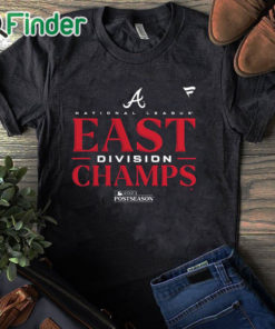black T shirt Atlanta Braves NL East Division Champions Shirt