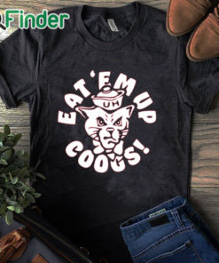 black T shirt Houston Cougars Eat ‘Em Up Coogs T Shirt