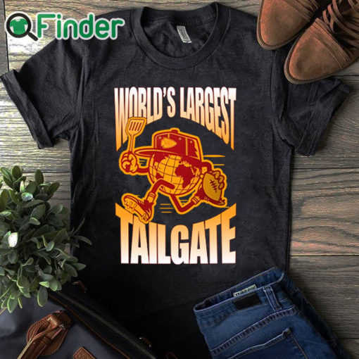 black T shirt Kansas City World’s Largest Tailgate T Shirt