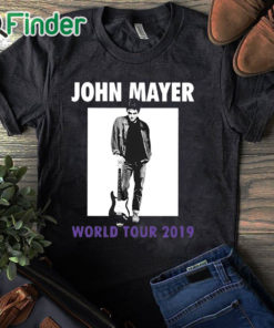 black T shirt Travis Kelce John Mayer Shirt