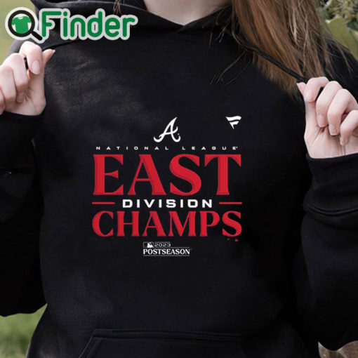 black hoodie Atlanta Braves NL East Division Champions Shirt