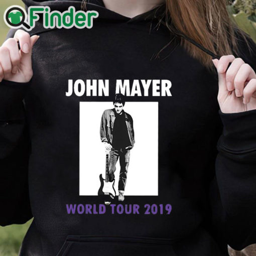black hoodie Travis Kelce John Mayer Shirt