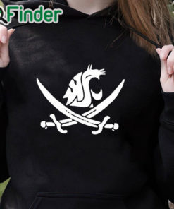 black hoodie WSU Mike Leach Pirates Shirt