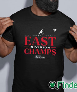 black shirt Atlanta Braves NL East Division Champions Shirt