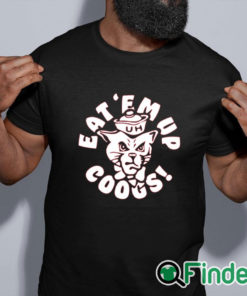 black shirt Houston Cougars Eat ‘Em Up Coogs T Shirt