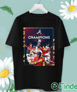 unisex T shirt Atlanta Braves Back 5 Back NL East Division Champions Shirt