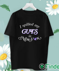 unisex T shirt I Spilled My Guts In New York Shirt