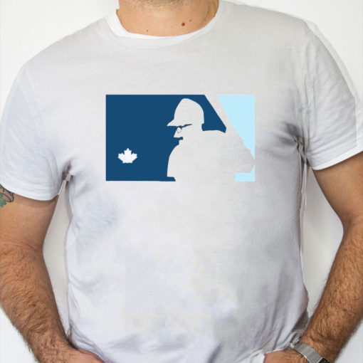 white Shirt Babe Schneider MLB Logo Shirt