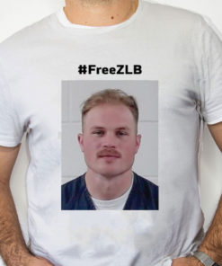 white Shirt Freezlb Zach Bryan Mugshot Shirt