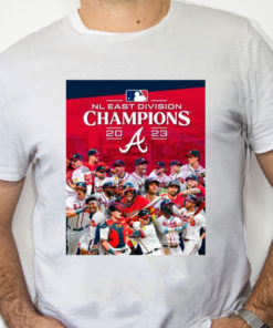 white Shirt The Atlanta Braves are 2023 NL East Champions shirt