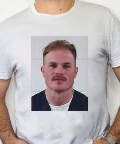 white Shirt Zach Bryan Mugshot Shirt