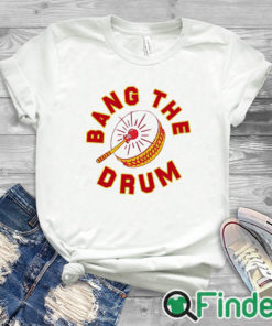 white T shirt Chad Henne Bang The Drum Shirt