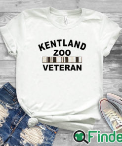 white T shirt Kentland Zoo Veteran T Shirt