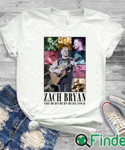 white T shirt Zach Bryan Mugshot Tshirt, Zach Bryan The Era Tour Comfort Colors Shirt Burn Sweatshirt 2023