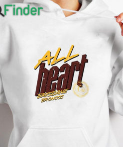 white hoodie All Heart Brisbane Broncos Shirt