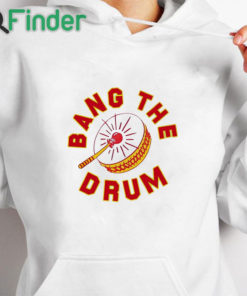 white hoodie Chad Henne Bang The Drum Shirt