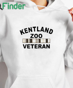 white hoodie Kentland Zoo Veteran T Shirt