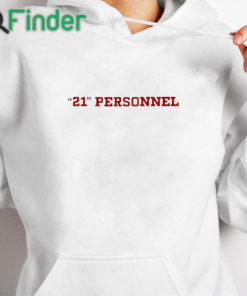 white hoodie Kyle Juszczyk 21 Personnel Shirt