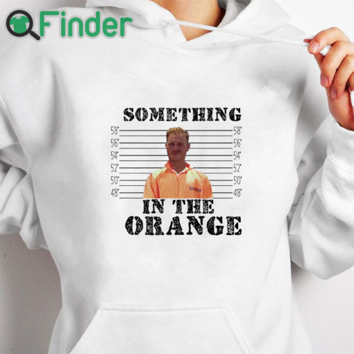 white hoodie Official Something In The Orange Zach Bryan Mugshot Shirt