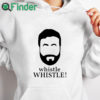 white hoodie Whistle Whistle Roy Kent T Shirt