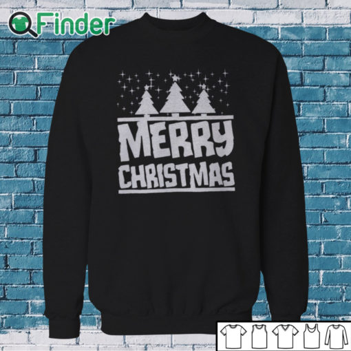 Sweatshirt Christmas Tree Snow Star Holiday Xmas Snowflake Mens Women Unisex Tee T Shirt