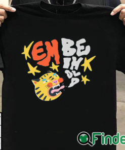 T shirt black Embeihold Tiger Shirt