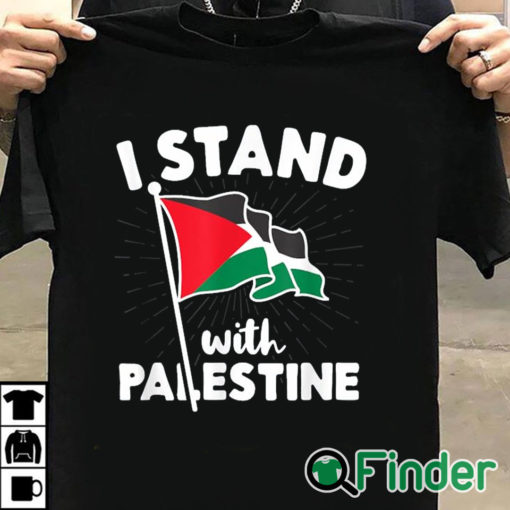 T shirt black I Stand With Palestine Essential T Shirt